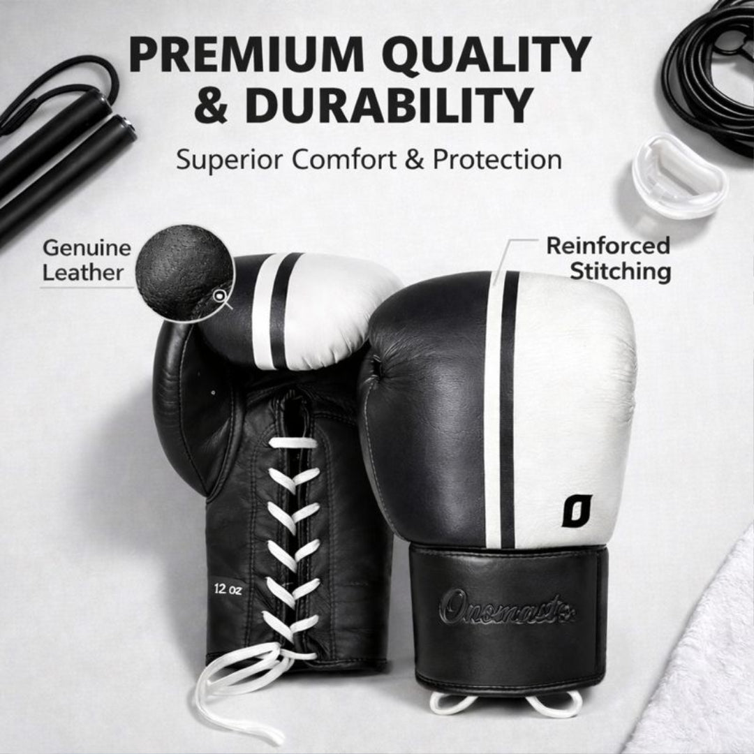 Gants de boxe à lacets