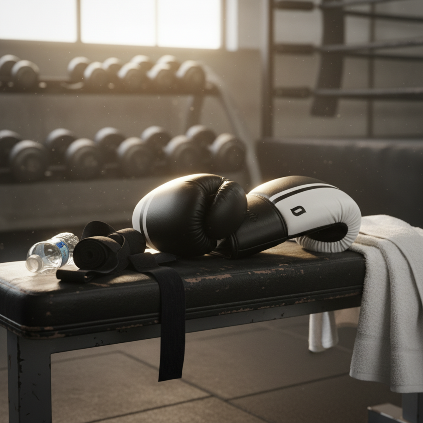 Gants de boxe à lacets